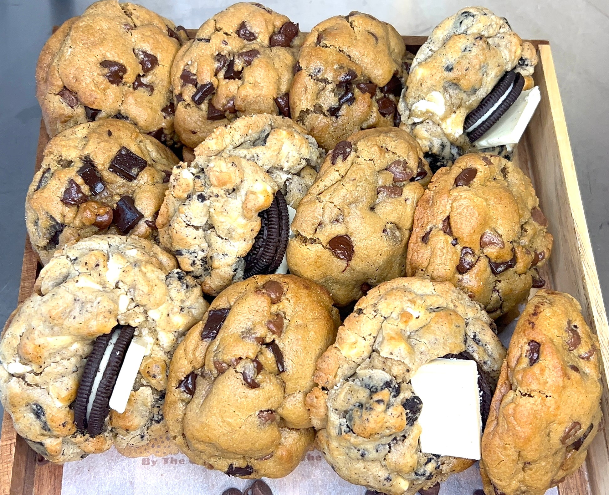 12 cookie box with variety flavors